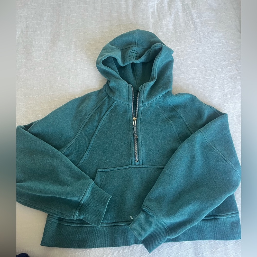 Green lululemon Scuba hoodie